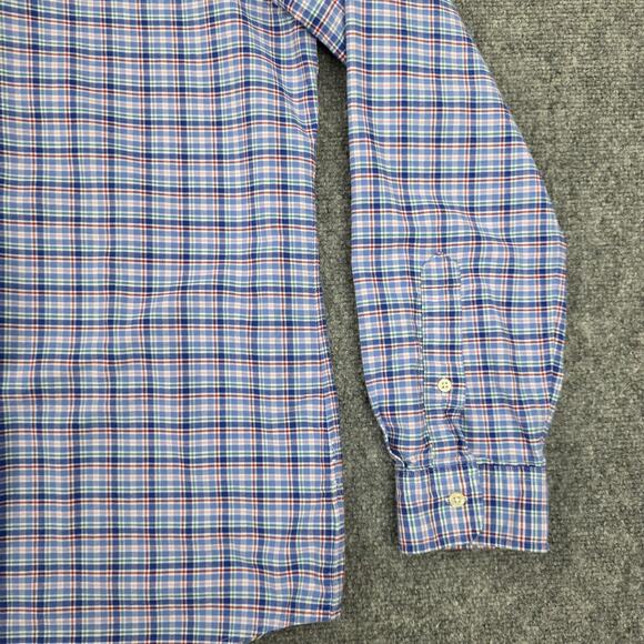 Ralph Lauren Shirt Mens Large Plaid Classic Fit Oxford Cloth Button Down Preppy - Picture 14 of 16